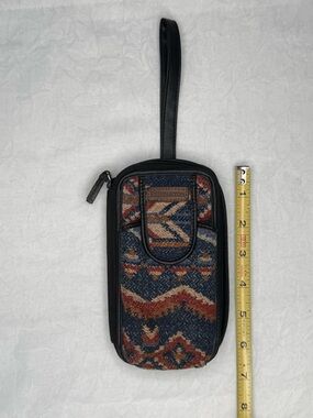 Pendleton Wristlet wallet Phone Pouch - Blue/Brown